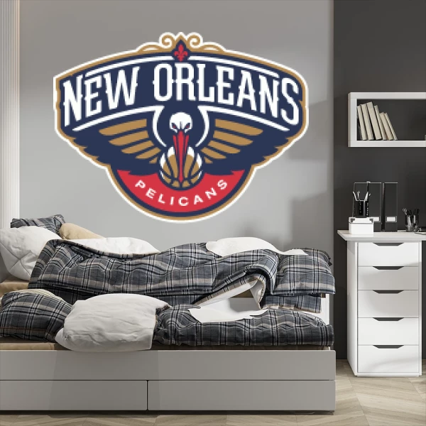 Sticker New Orleans Pelicans Imprimé