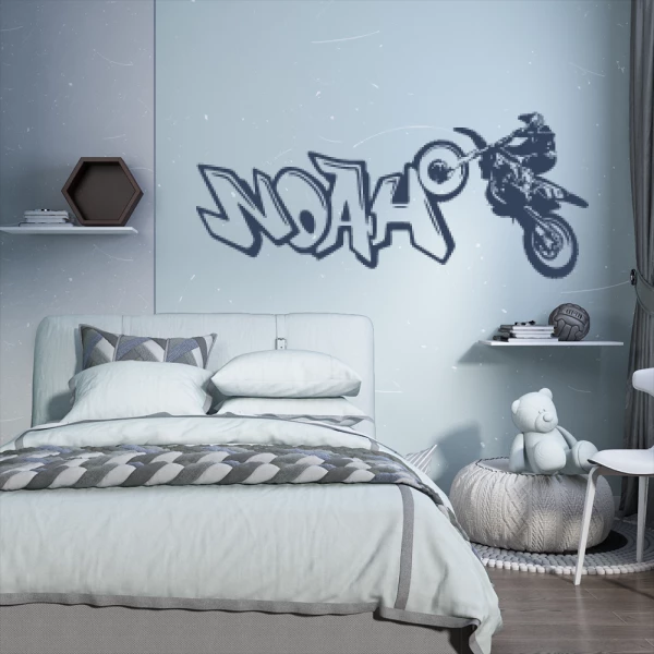 Sticker Noah Graffiti Motocross