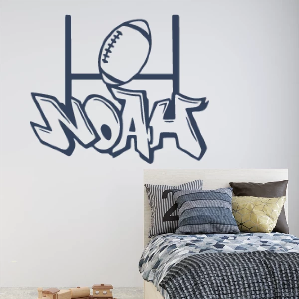Sticker Noah Graffiti Rugby
