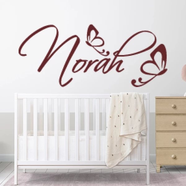 Sticker Norah Papillons