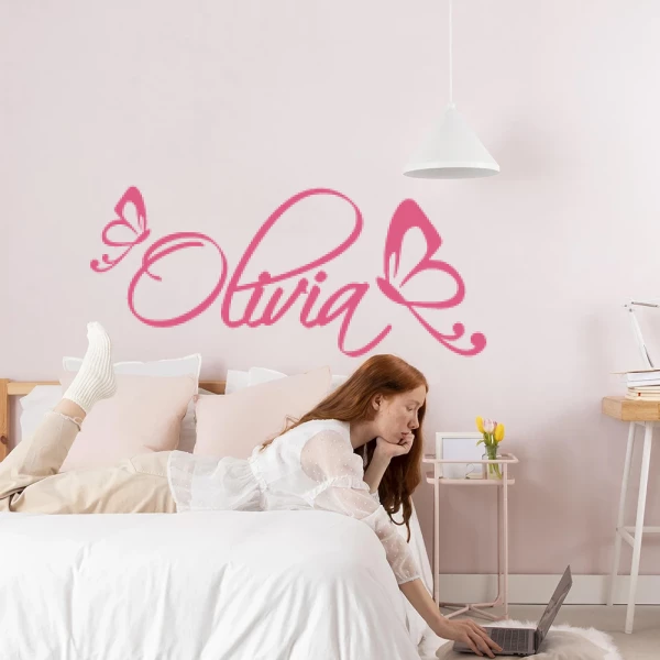 Sticker Olivia Papillons