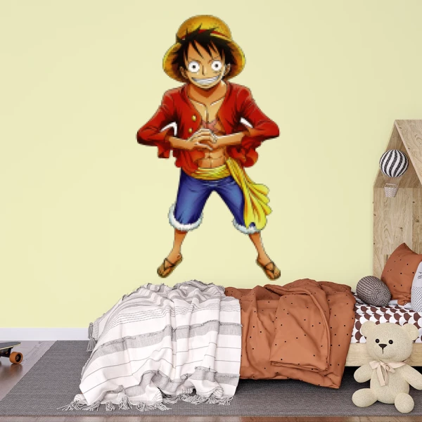 Sticker One Piece - Monkey D Luffy Debout