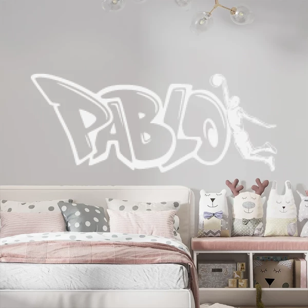 Sticker Pablo Graffiti Basketball