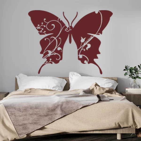 Sticker Papillon Bucolique