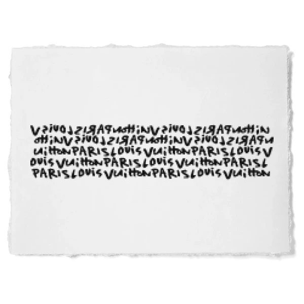 Sticker Pattern Vuitton Script 02