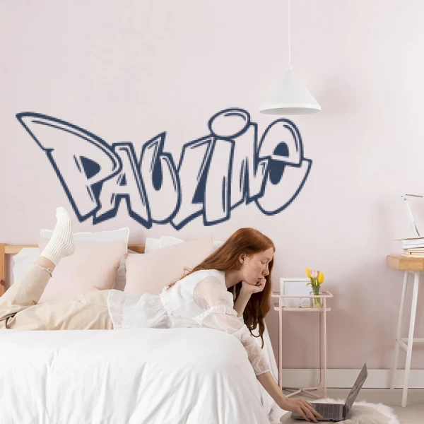 Sticker Pauline Graffiti