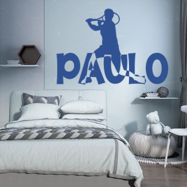 Sticker Paulo - Tennis Revert