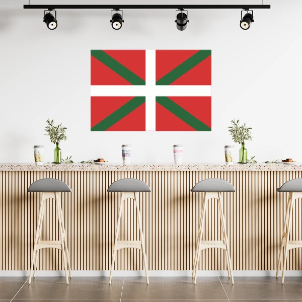 Sticker Pays Basque Drapeau - Imprimé