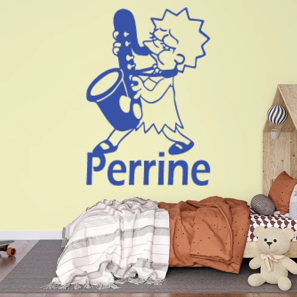 Sticker Perrine Lisa Simpsons Saxo