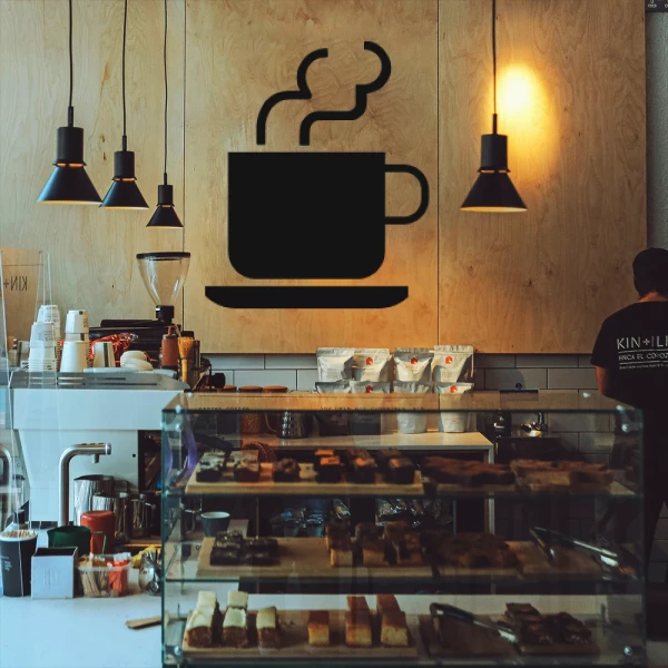 Sticker Pictogramme Café