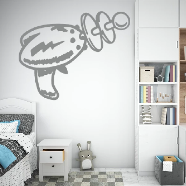 Sticker Pistolet Laser