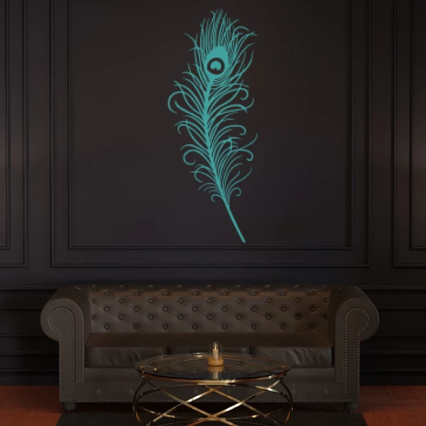 Sticker Plume de Paon