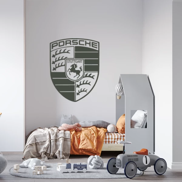 Sticker Porsche Logo 02