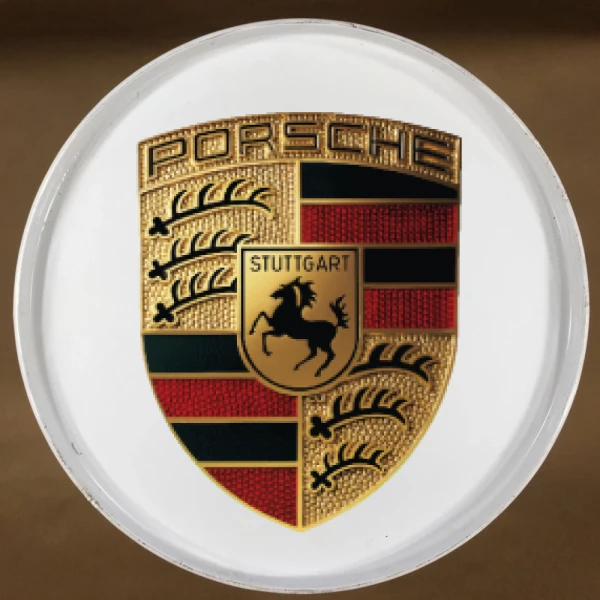 Sticker Porsche Logo imprimé 2
