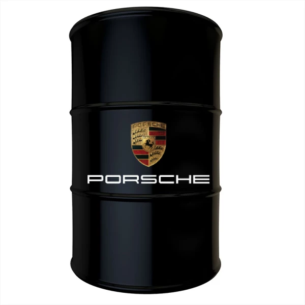 Sticker Porsche Logo imprimé Blanc