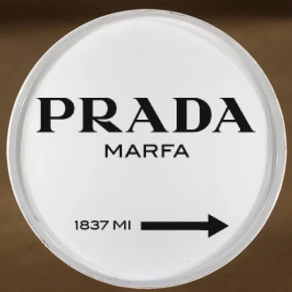 Sticker Prada Marfa Logo