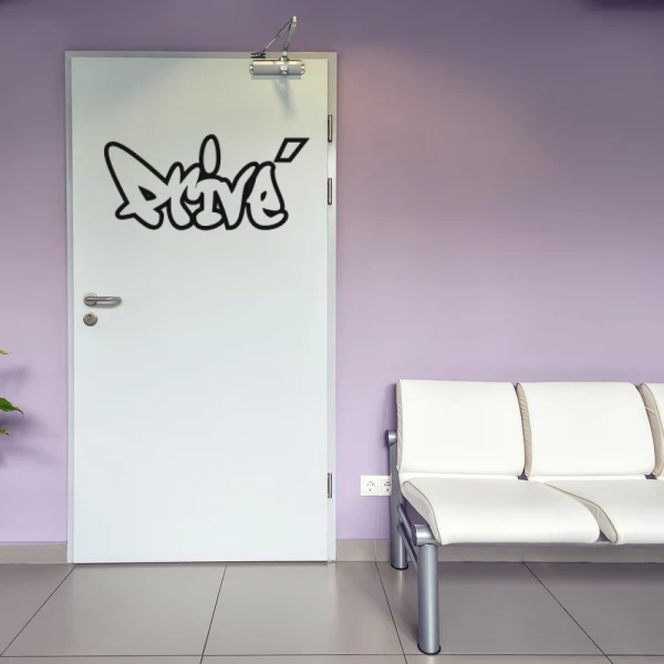 Sticker Privé Graffiti Contour