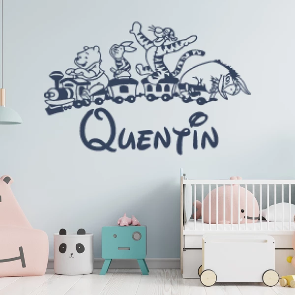 Sticker Quentin Winnie Petit Train