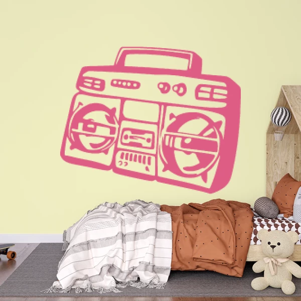 Sticker Radio Graffiti