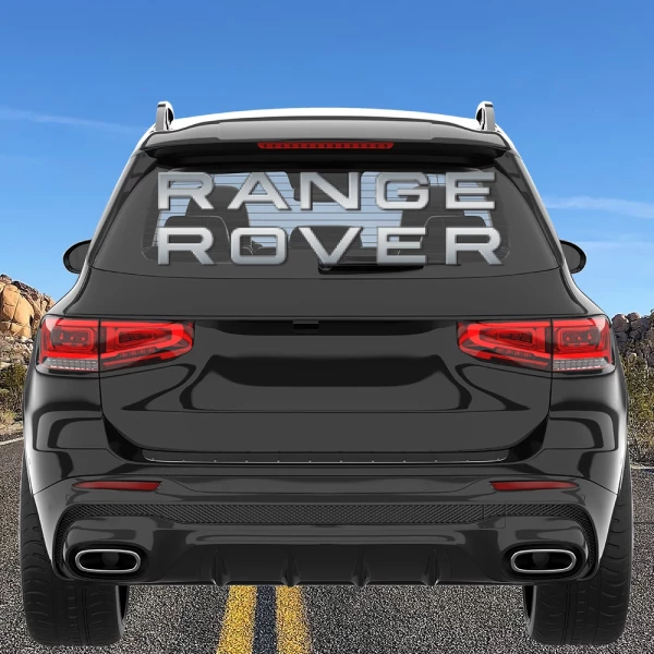 Sticker Range Rover Metal Imprimé