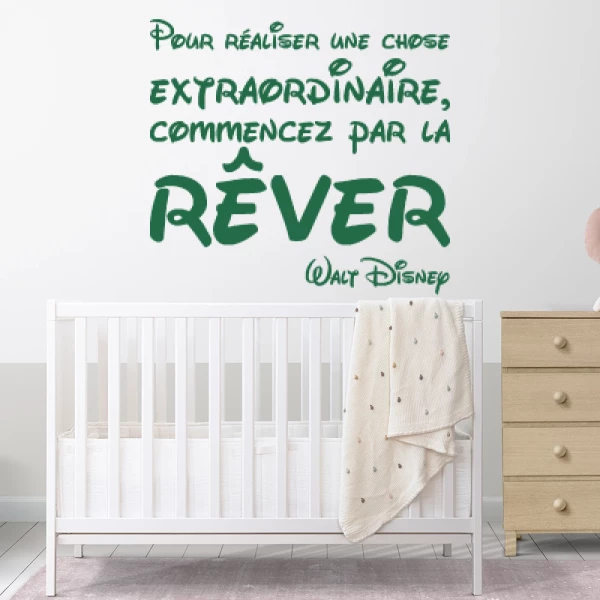 Sticker Réaliser - Walt Disney
