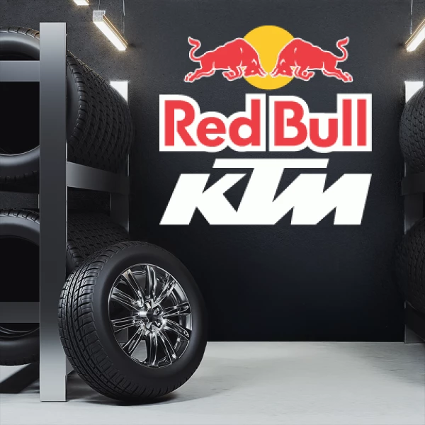 Sticker RedBull KTM - Imprimé