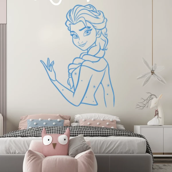 Sticker Reine des Neiges 1