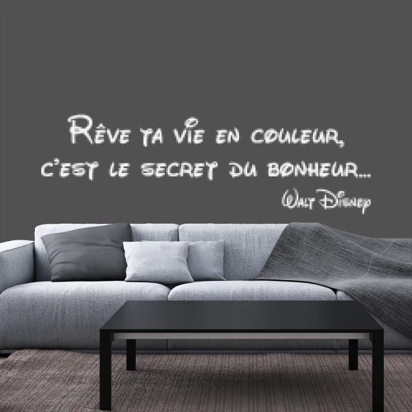 Sticker Rêve ta vie en couleur 2