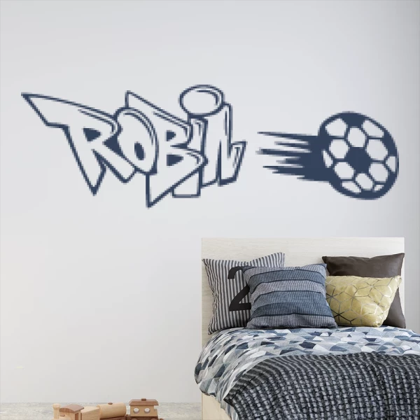 Sticker Robin Graffiti Football