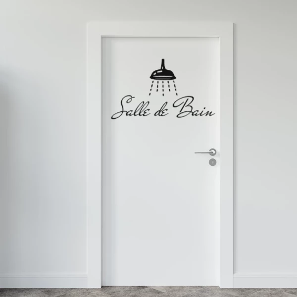 Sticker Salle de bain Douche