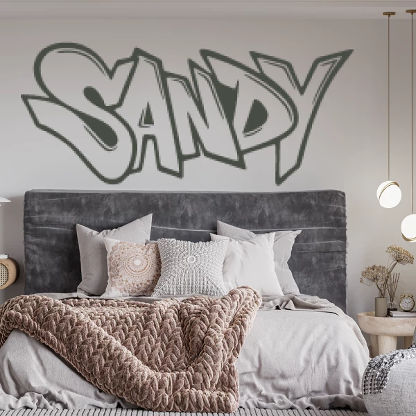 Sticker Sandy Graffiti