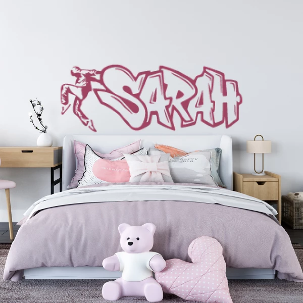 Sticker Sarah Graffiti Hip Hop
