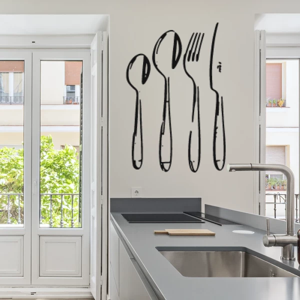 Sticker Set de Couverts