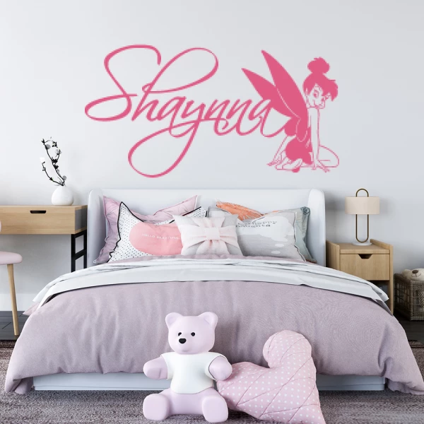 Sticker Shaynna Script Fée Clochette