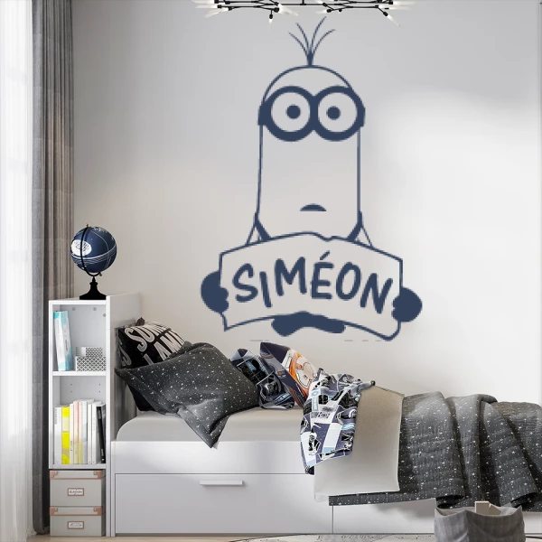 Sticker Siméon Minion Kevin