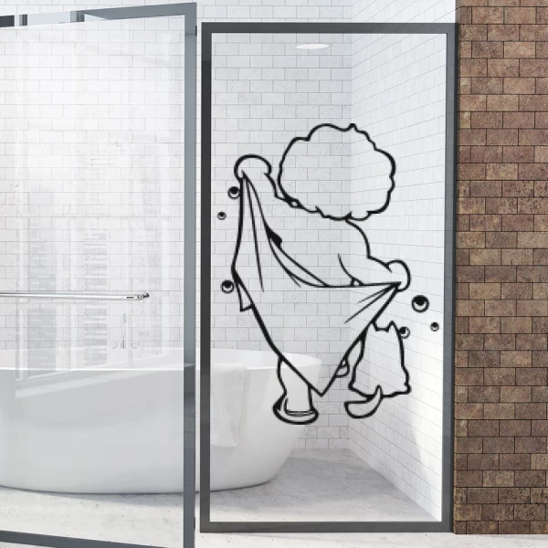 Sticker Sorti du bain