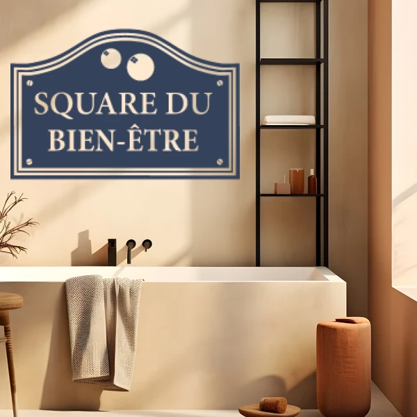 Sticker Square du Bien-Être