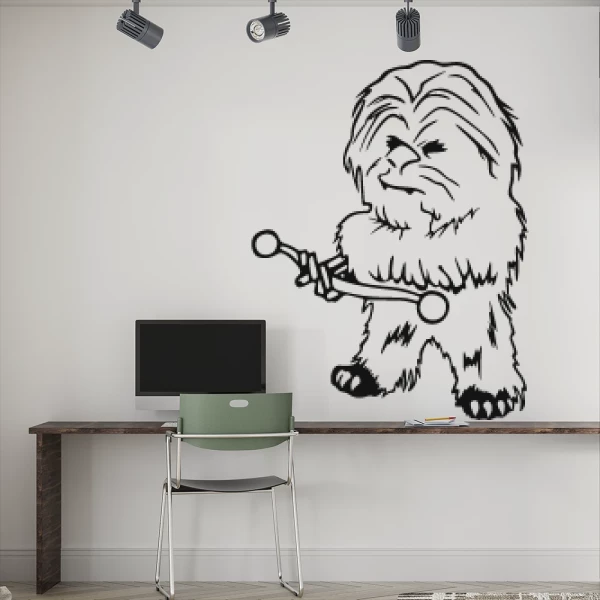 Sticker Star Wars - Chewbacca - Chibi