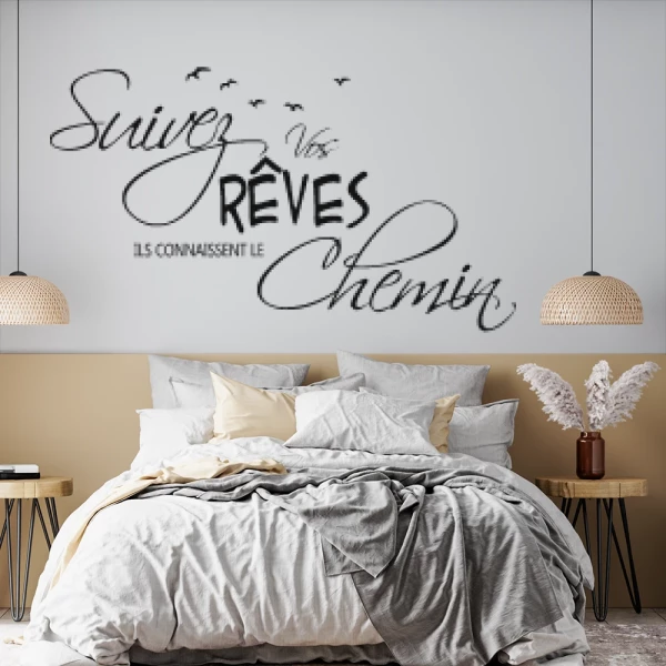 Sticker Suivez vos rêves