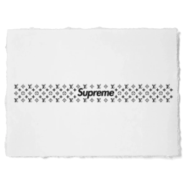 Sticker Supreme Vuitton 1.2