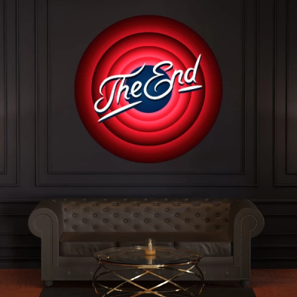 Sticker The End - Imprimé