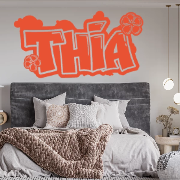 Sticker Thia Graffiti Flowers