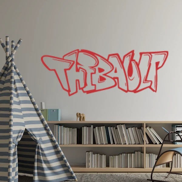 Sticker Thibault Graffiti