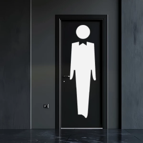 Sticker Toilettes Homme Standing