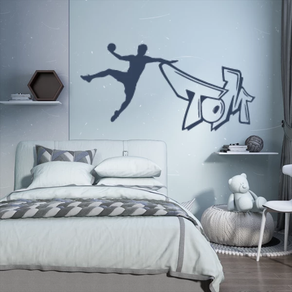 Sticker Tom Graffiti Handball