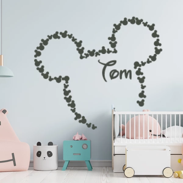Sticker Tom Tête Mickey