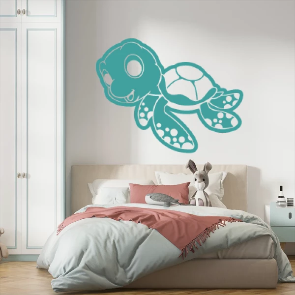 Sticker Tortue Contour