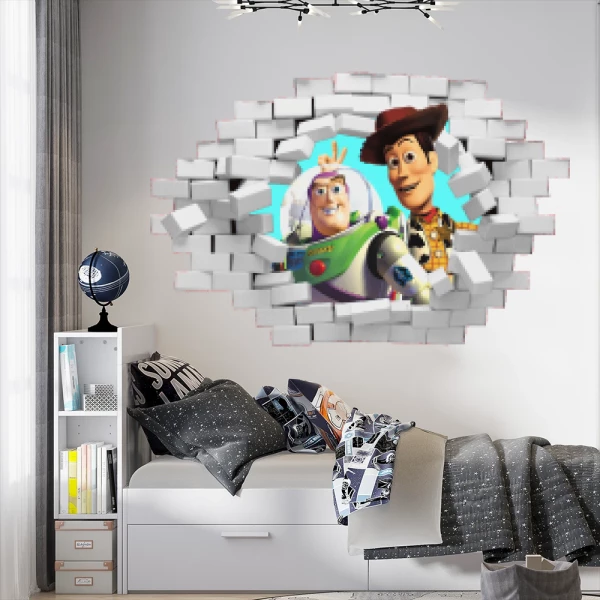 Sticker Toy Story 3D - Imprimé