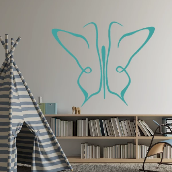Sticker Trait de Papillon
