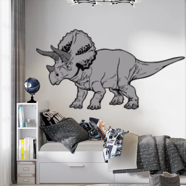 Sticker Triceratops Imprimé